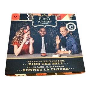 FAO Schwarz Ding the Bell Family Board Game - Black and Red